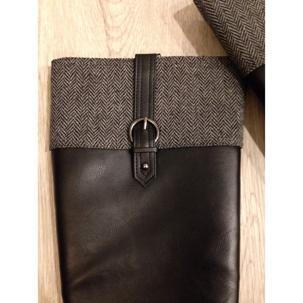 NEW American Eagle Wool Trim Buckle Riding Boots - Picture 4 of 10